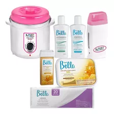 Kit Depilação Completo Cera Quente Rolon E Termocera 400g