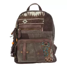 Mochila Textil Mujer Carmina Back Café Rockford