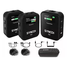 Synco G2(a2) Sistema De Micrófono Inalámbrico 2.4g Con 1 + 2