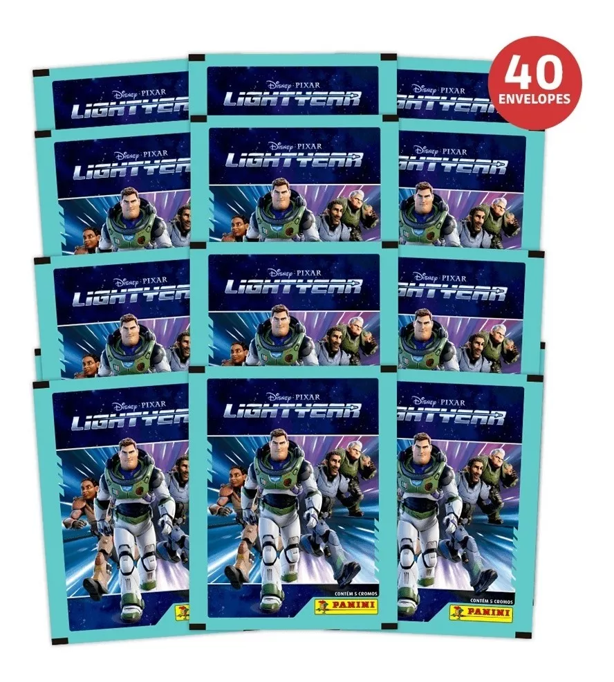 Lightyear Movie - 40 Envelopes De Figurinhas (só Figurinhas)