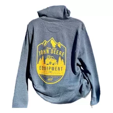 John Deere Sudadera Gator Hoodie Talla Grande Gris Lp79340