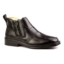 Bota Doctor Shoes Couro 916 Preta