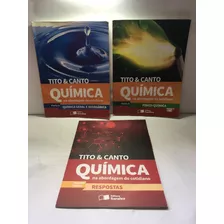 Livros Química Da Abordagem Do Cotidiano Tito & Canto Editora Saraiva 3 Volumes I447