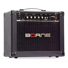 Amplificador Borne Vorax 630 Transistor Para Guitarra De 25w Cor Preto/dourado 110v/220v