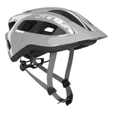 Casco Bicicleta Scott Supra Urbano Montaña Color Aluminio Talle M