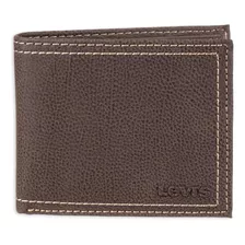 Billetera De Hombre Levi S Plegable Capacidad Marron