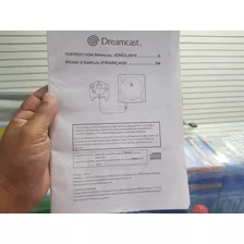 Manual Usado Original Sega Dreamcast 