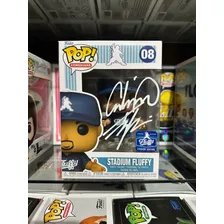 Funko Pop 08 Comediante Stadium Fluffy Iglesias Firmado