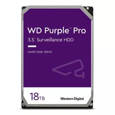 Disco Duro Western Digital 18 Tb Purple Pro Surveillance 