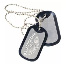 Plaqueta De Identificação Dog Tag Militar Paraquedista