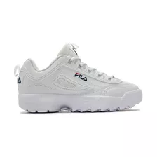 Tenis Para Niños Fila Disruptor Color Blanco - Niños 5 C Us