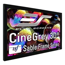 Elite Screens Sable Frame Cinegrey 3d, 120 Pulgadas En Diago