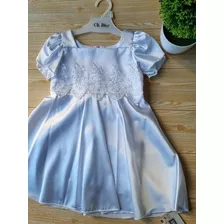 Vestido De Fiesta Niña 36 M Fabricación Argentina Cod2229