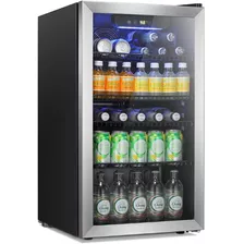 Refrigerador De Bebidas, Puerta De Cristal Digital 120 Latas