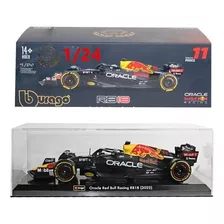 Burago Rb18 Redbull Racing Checo Perez Fórmula1 Edición 1:24 Color Azul