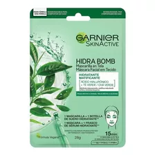 Mascarilla Facial En Tela Garnier Hidratante Matificante 28g Tipo De Piel Mixta A Grasa