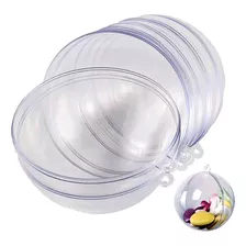 Esfera Acrílica - Bola Transparente 7cm - 40 Unidades
