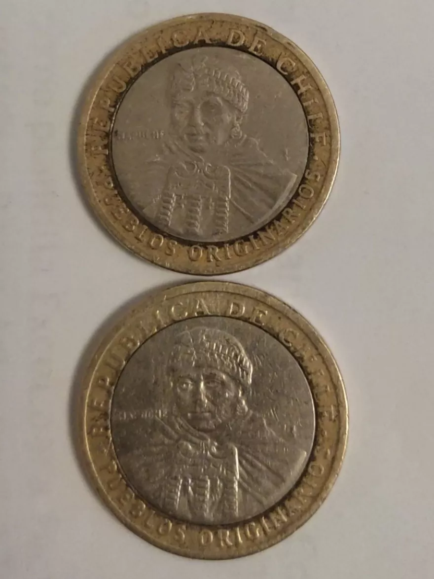Moneda $100 Pesos Con Falla De Acuñación Año 2006 (chiif)