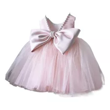 Vestido Fiesta Bebé- Primer Año- Boda- Rosa Beedité