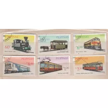 Estampillas De Filipinas - Serie De Trenes - Año 1984