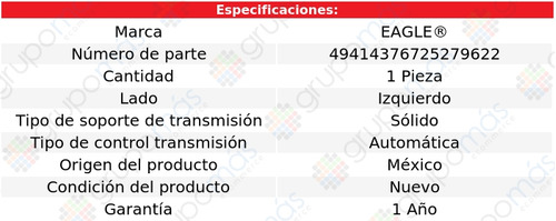 Soporte Trans Izq Eagle Talon L4 2.0l 95 A 98 Foto 4