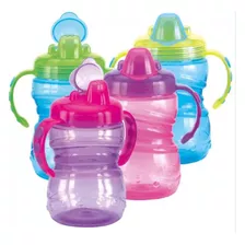 Copinho De Bebe 330ml Caneca Kuka Bico Antivazamento Azul