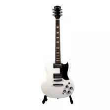 Guitarra Eléctrica Logan Guitarra Sg Blanca Envio Full 