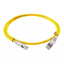 Cable Red Utp Armado Patch Cord Pc Cat. 5e 0,60 Mt Amarillo