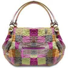 Bolsa Feminina Venetoria Mimosa Patchwork Giulianna Fiori