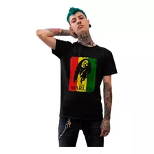 Camiseta Bob Marley Jamaicana Rasta Musica Reggae Casual