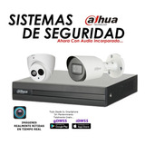Sistema De Seguridad Dahua 2 Cámaras Hd 1080p 1tb Con Audio