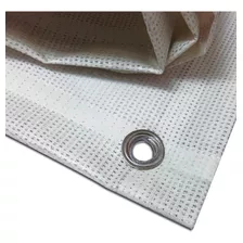 Lona Coversol Microperforada 7 X 4 Dobladillo Ojal C/25 Cm