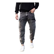 Jeans Joggers De Hombre Mom Rigido Pantalones