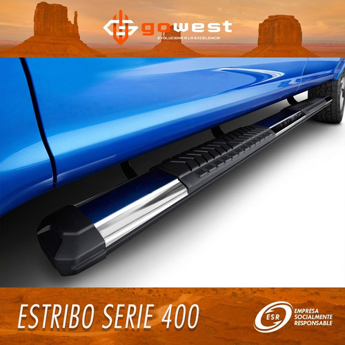 Estribos S400 Doble Cabina Chevrolet Colorado 2016-2019 Foto 4