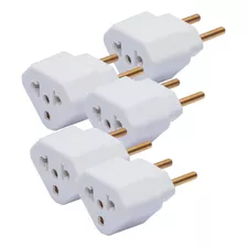 Adaptador Bob Love Benjamin 10a/20a Kit 5 Peças Plug Pino