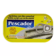 Sardinha Com Óleo Pescador Lata 83g