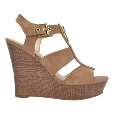 Zapatilla Abierta Guess Mujer Camel Mod Ggdavyn