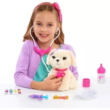 Barbie Mochila De Veterinaria Perro Mascota Luces Y Sonidos