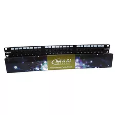 Patch Panel 24 Portas Cat.5e Maxi Telecom