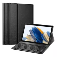 Funda Negra Soporte Teclado Delgada Para Galaxy Tab A8 10...