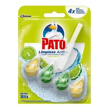 Limpiador De Baños Pato Limpieza Activa Lima Fresca De 38.6g