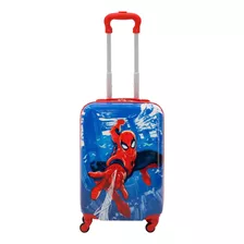 Maleta Infantil Spiderman Viaje Rígida Ruedas Carry On