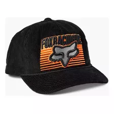 Gorra Carv Snapback Corderoy Negra Moto Atv Fox Juri 