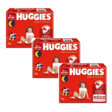 Fralda Huggies Supreme Care Kit Promoção C/3 Pacotes