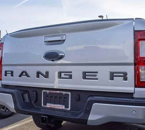 Emblema Ranger Letra 3d No Vinil Tapa Trasera 2019 2020negro Foto 6
