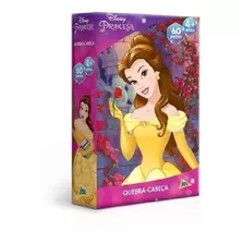 Quebra-cabeça Princesa Bela 60 Peças -tosyter