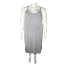 Vestido Gris De Tirantes Tcasual Talla 30w ( 50mx ) Old Navy