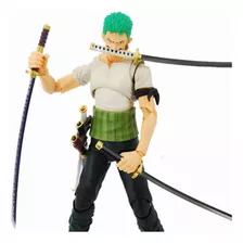 Boneco Roronoa Zoro Articulado One Piece Action Figure Movel