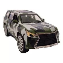 Carro Lexus Com Camuflagem 1:36 - Abre Portas Miniatura