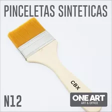 Pinceleta Sintetica Cbx Acrilico Oleo Barnices - N12 Env